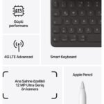 Apple iPad 9.Nesil 256GB  10.2" WiFi Cellular Tablet - MK4E3TU/A Uzay Grisi - Görsel 8
