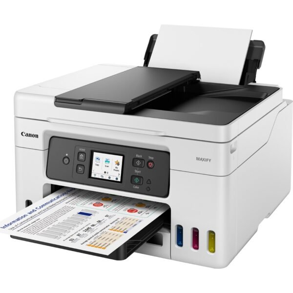 Canon Maxify GX4040 Wi-Fi + Tarayıcı + Fotokopi + Faks Renkli Çok Fonksiyonlu Tanklı Mürekkep Püskürtmeli Yazıcı (Canon Eurasia Garantili) - Görsel 3
