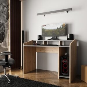 Bimossa Nova S8381 Oyuncu Masası Sepet-Antrasit 117 cm