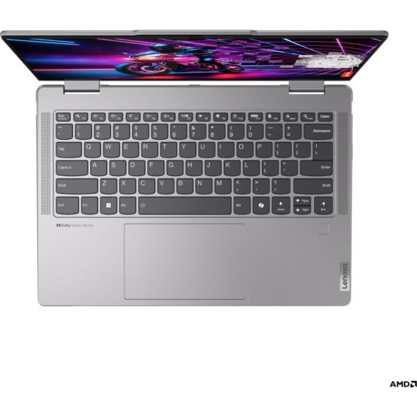 Lenovo Yoga 7 2-In-1 AMD Ryzen 7 8840HS 16GB 1TB SSD Freedos 14" WUXGA Taşınabilir Bilgisayar 83DK007LTR - Görsel 4