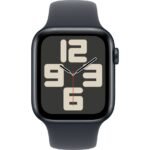 Apple Watch SE GPS, 44 mm Gece Yarısı Alüminyum Kasa ve Gece Yarısı Spor Kordon - M/L - Görsel 2
