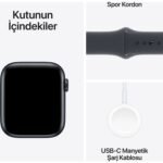 Apple Watch SE GPS, 44 mm Gece Yarısı Alüminyum Kasa ve Gece Yarısı Spor Kordon - M/L - Görsel 7