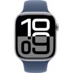 Apple Watch Series 10 GPS, 46 mm Gümüş Rengi Alüminyum Kasa ve Kot Rengi Spor Kordon - M/L - Görsel 2