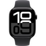 Apple Watch Series 10 GPS, 46 mm Simsiyah Alüminyum Kasa ve Siyah Spor Kordon - M/L - Görsel 2