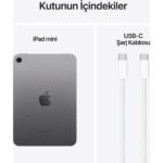 Apple iPad Mini 128GB 8.3" Wi-Fi Tablet Uzay Grisi MXN63TU/A - Görsel 9