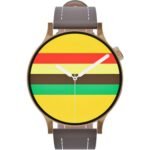 Fro LW38 Gold Kasa 38 mm Kahverengi Kordon Akıllı Saat Sesli Görüşme Özellikli - Görsel 3