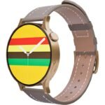 Fro LW38 Gold Kasa 38 mm Kahverengi Kordon Akıllı Saat Sesli Görüşme Özellikli - Görsel 4