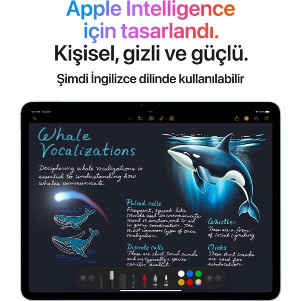 Apple iPad Air M3 11" 512GB Wi-Fi Uzay Grisi MCA74TU/A - Görsel 6