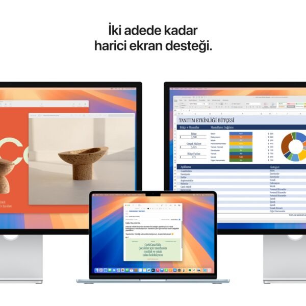 Apple MacBook Air M4 16GB 256GB SSD macOS 13" Taşınabilir Bilgisayar Gümüş MW0W3TU/A - Görsel 9