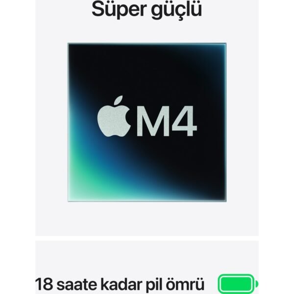 Apple MacBook Air M4 16GB 256GB SSD macOS 13" Taşınabilir Bilgisayar Yıldız Işığı MW0Y3TU/A - Görsel 4