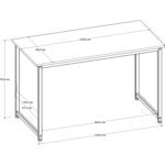 Just Home Çalışma Masası - Atlantik Çam - 120 cm - Görsel 7