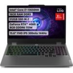 Lenovo LOQ Intel Core i7 13650HX 16GB 512GB SSD RTX4060 Freedos 15.6" Fhd 144Hz Taşınabilir Bilgisayar 83DV00WVTR