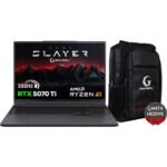 Game Garaj Slayer R9T-5070TI C6 Amd Ryzen 9 9955HX 32GB Ram 1tb SSD RTX5070TI 16" Qhd+ IPS 300Hz Freedos Gaming Laptop